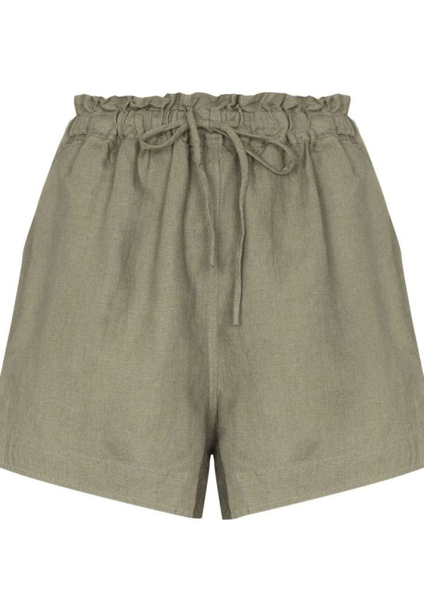 DES SEN shorts med dragsko - Grön