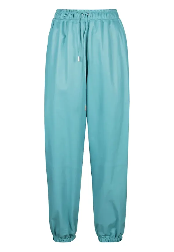 Desa 1972 leather trousers - Blå