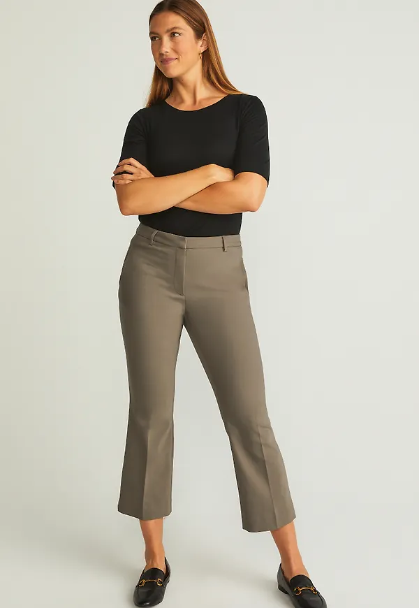 Desi cropped flare trs