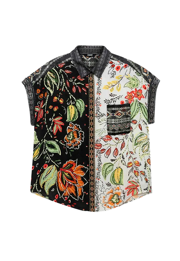 Desigual - Blus - Vit