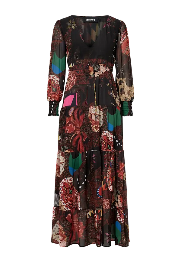 Desigual - Maxiklänning Viena - Brun