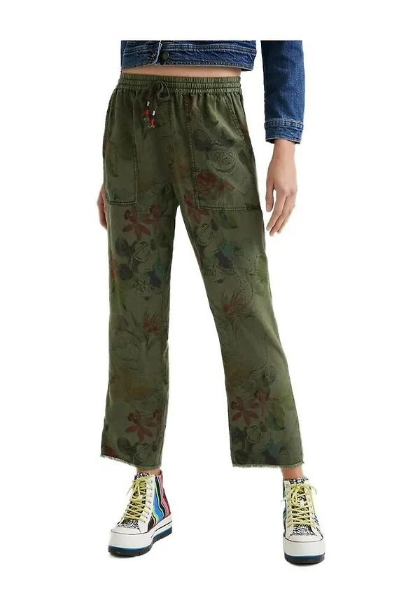 Desigual - Mjukisbyxor - Grön - Dam - Storlek: Xs,S