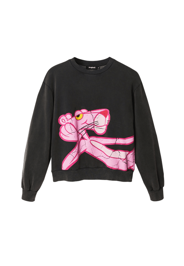 Desigual - Sweatshirt Pink Panther - Svart - 42