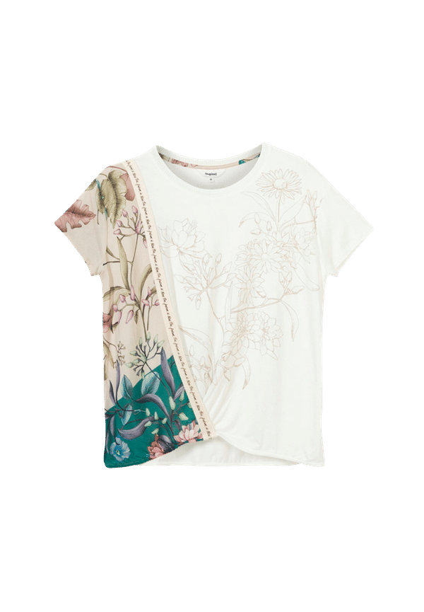 Desigual - Topp TS_Edimburgo - Vit