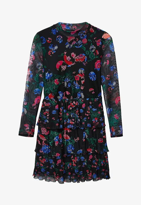 Desigual - Klänning Vest_Sea - Svart
