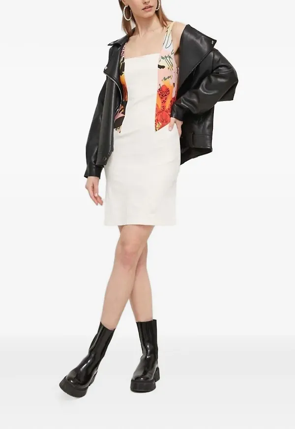 Desigual blommig klänning - Vit – Farfetch
