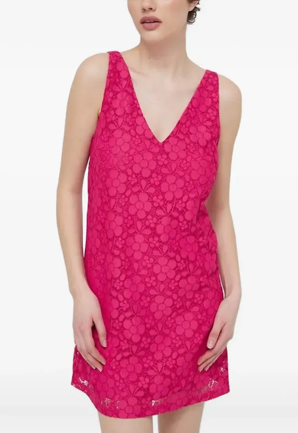 Desigual blommig miniklänning - Rosa