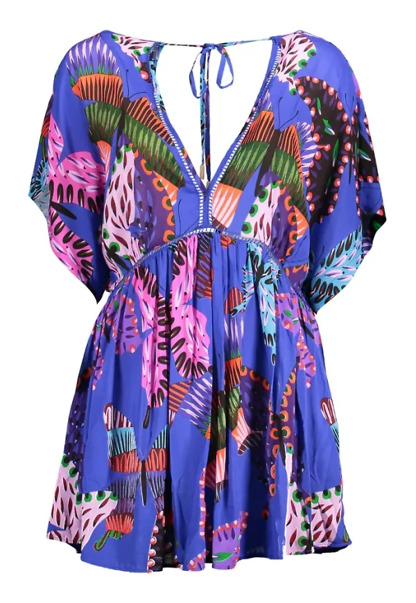 Desigual Dress Blå, Dam