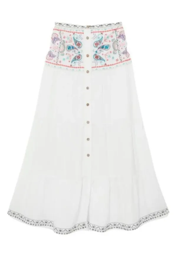 Desigual Kjol Vit, Dam