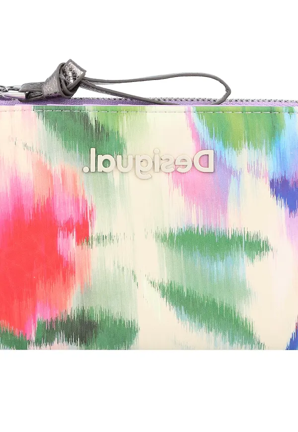 Desigual Plånbok blå / pastellgul / grön / rosa / röd