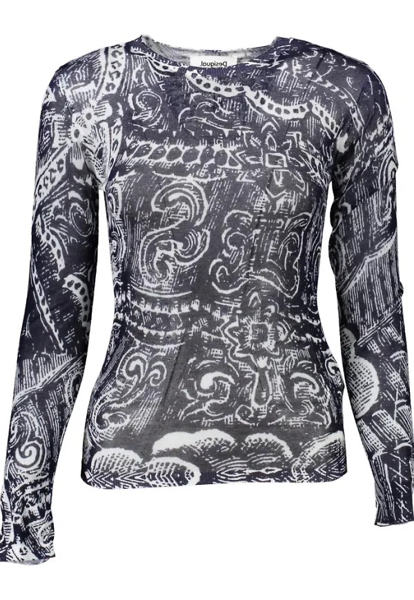 Desigual T-Shirt Blå, Dam