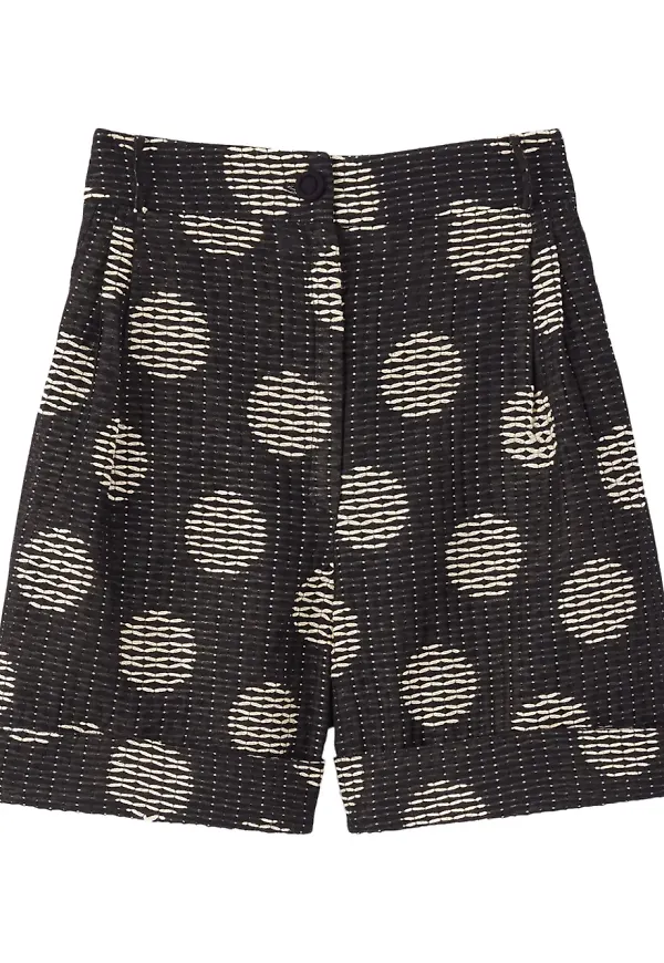 DESTREE Daniel prickiga shorts - Svart