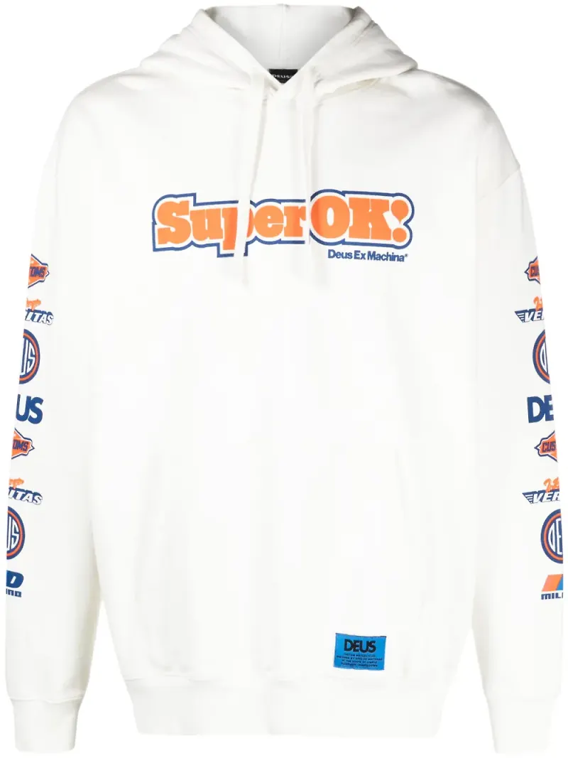 Deus Ex Machina hoodie - Vit