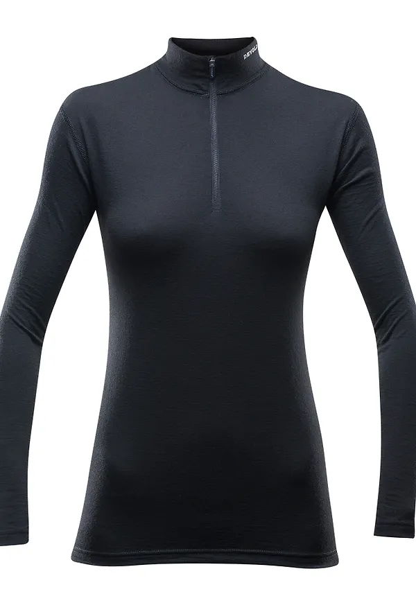 Devold Women's Breeze Half Zip Neck Black