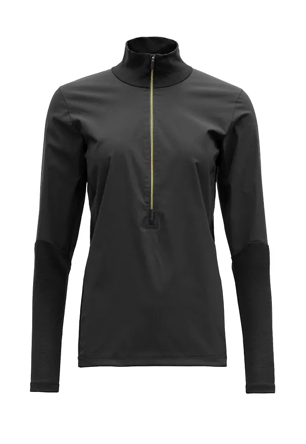Devold Women's Cover Zip Neck Caviar