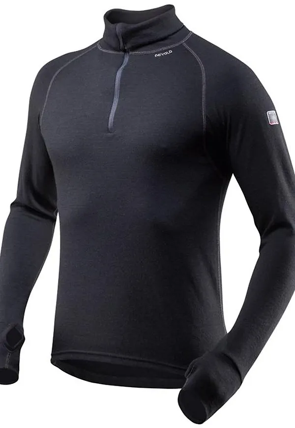 Devold Men's Expedition Zip Neck Black