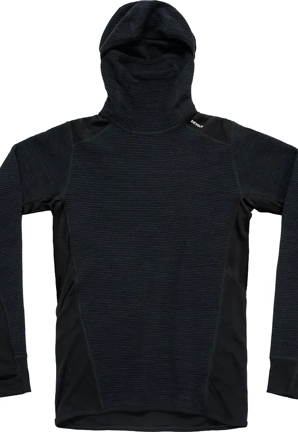 Devold Men's Reverso Merino Hoodie Ink
