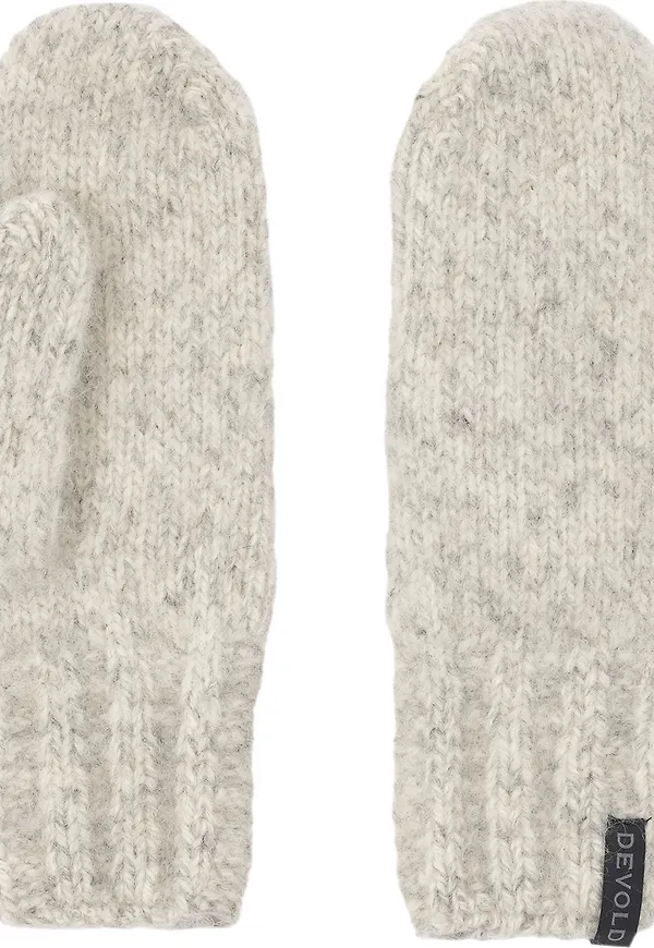 Devold Nansen Wool Mitten Grey Melange