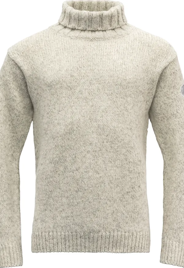 Devold Unisex Nansen Wool High Neck Grey Melange