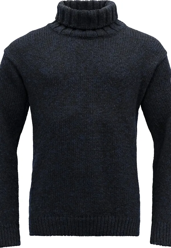 Devold Unisex Nansen Wool High Neck Navy