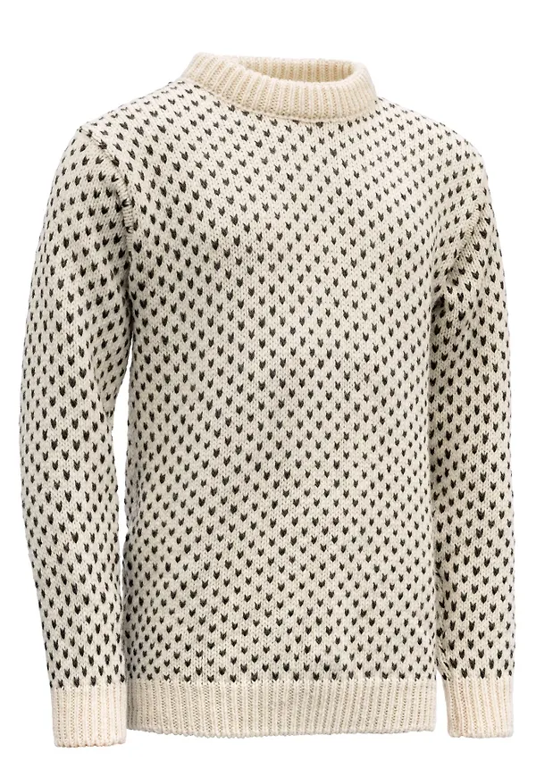 Devold Unisex Nordsjø Wool Sweater Offwhite