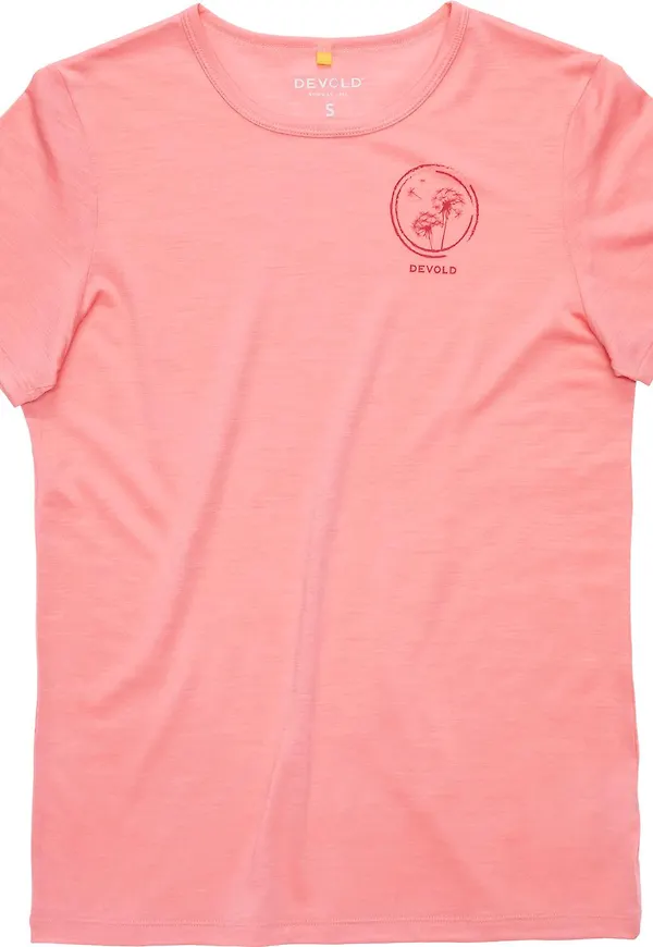 Devold Women's Active Spring Tee Apricot