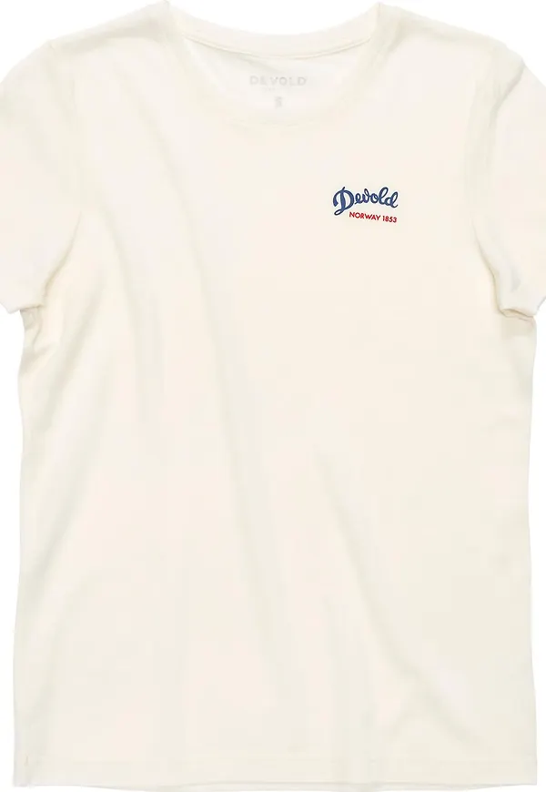 Devold Women's Classic Script Tee White