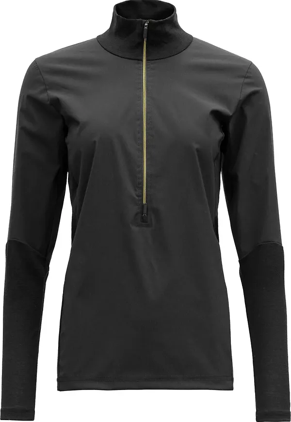 Devold Women's Cover Zip Neck Caviar