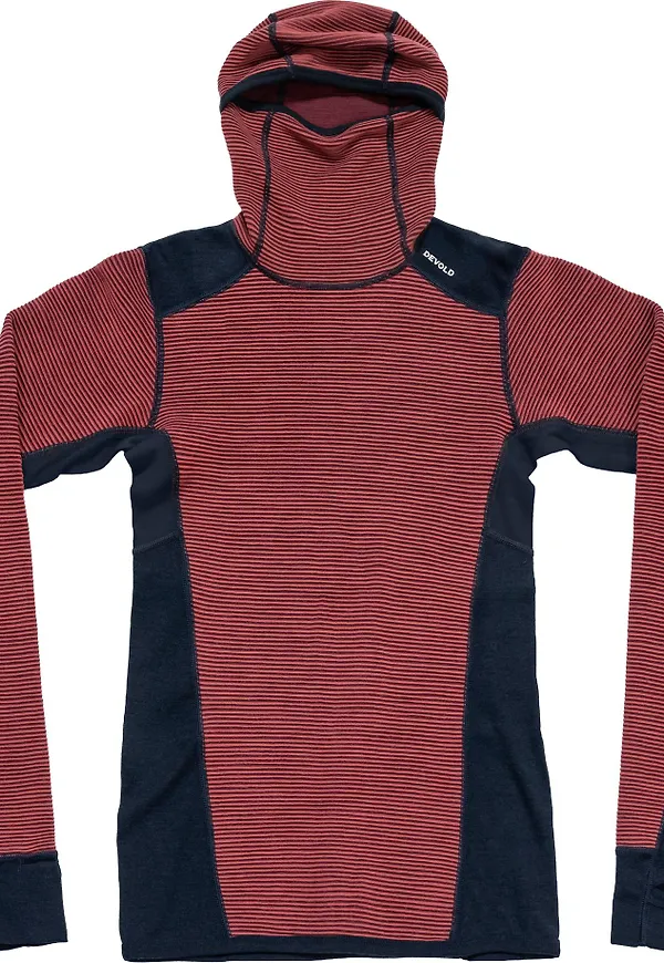 Devold Women's Reverso Merino Hoodie Marsala