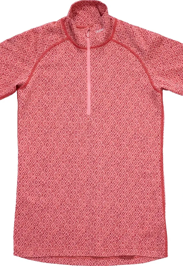 Devold Women's Signature Silk 230 Zip Apricot