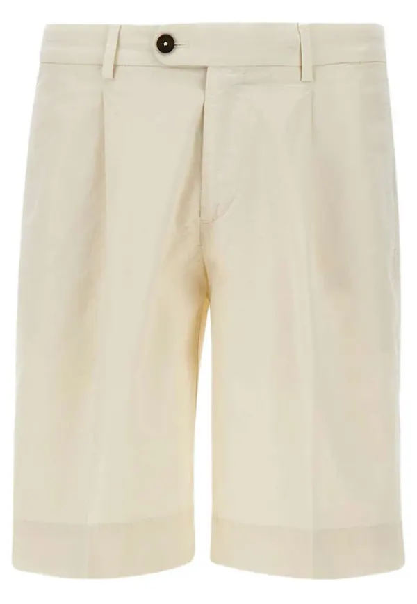 DEVORE plisserade finshorts - Neutral