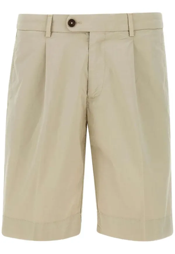 DEVORE plisserade shorts - Neutral