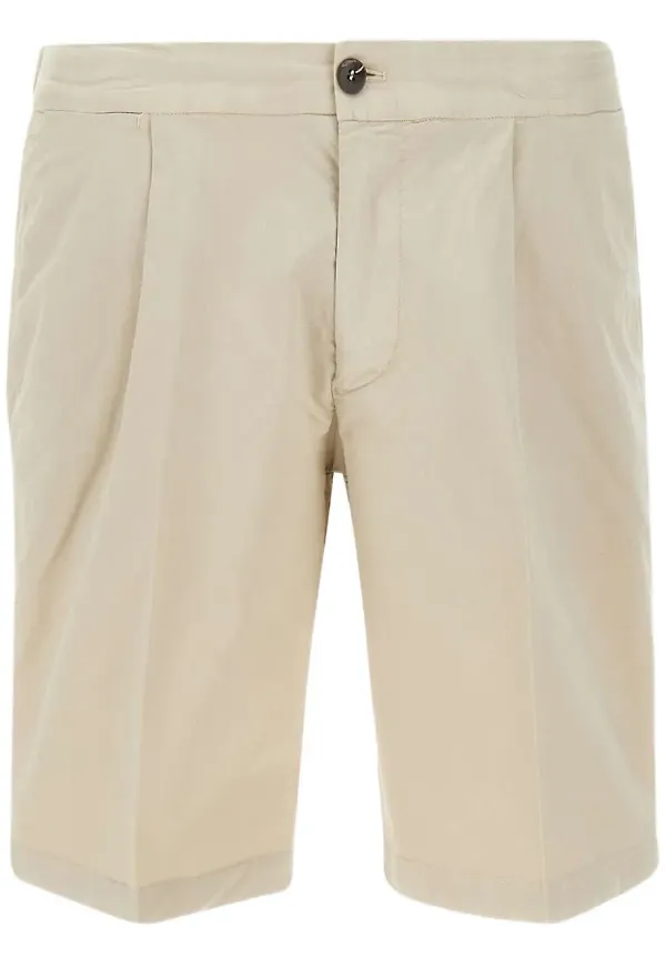 DEVORE plisserade shorts - Neutral