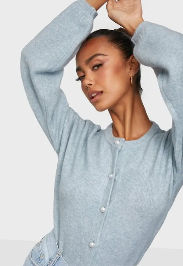 Only Onlisabella L/S Cardigan Cs Knt Cardigans Cashmere Blue W. Melange