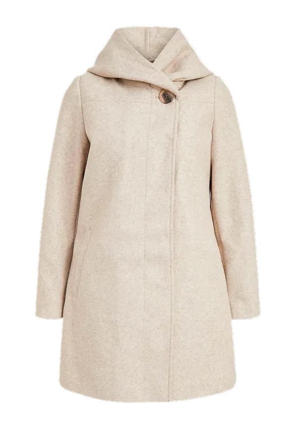 Vila - Kappa viCamua High Neck Coat - Beige