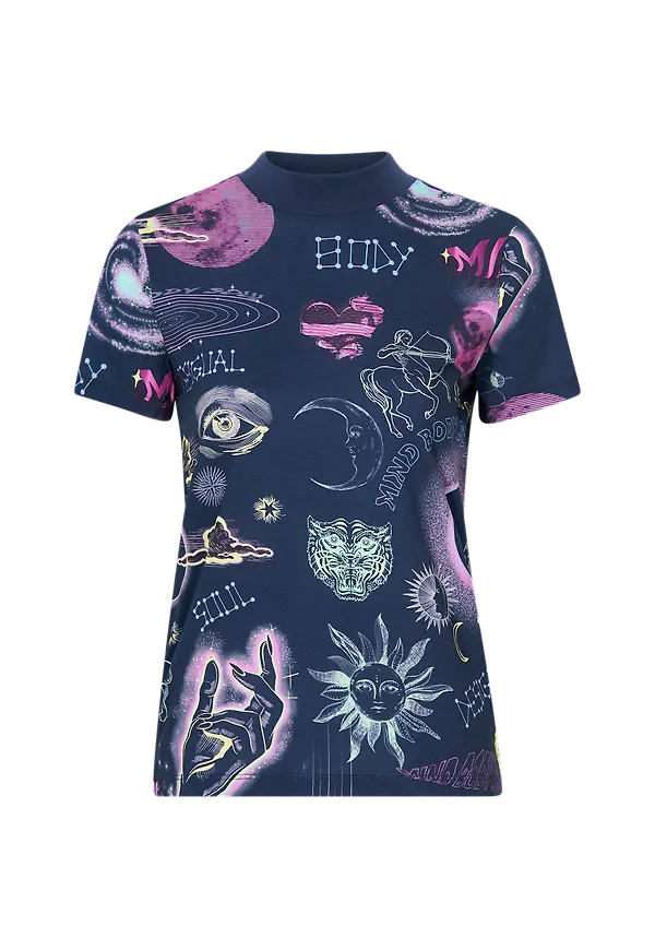 Desigual - Topp Cosmos - Röd