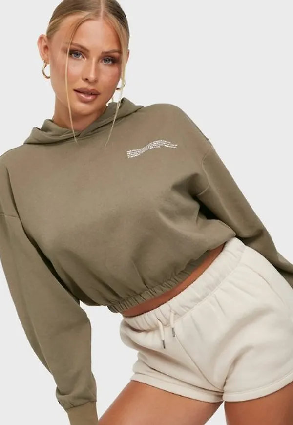 Only Onlcooper Life L/S Hood Swt Hoodies Walnut