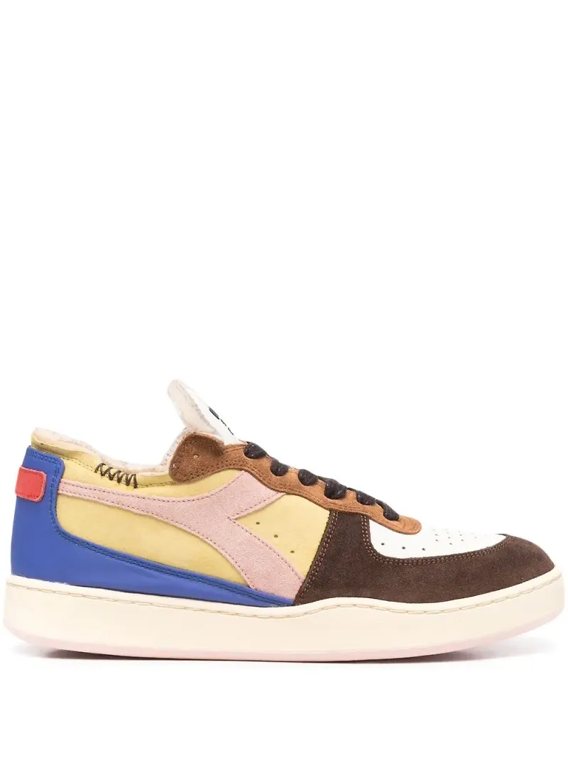 Diadora träningsskor med färgblock - Gul