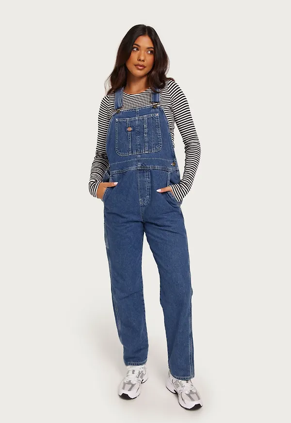 Dickies - Blå - Dickies Classic Denim Bib W