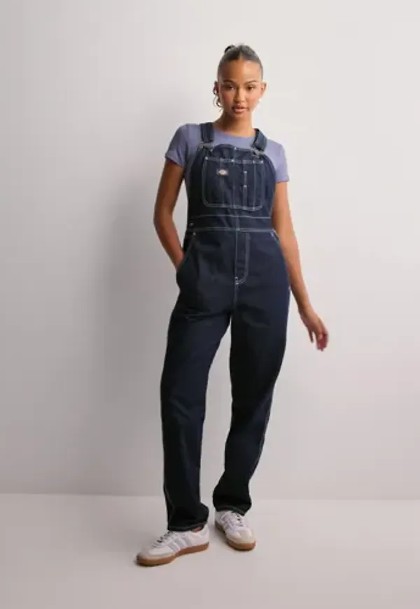 Dickies - Blå - Dickies Classic Denim Bib W