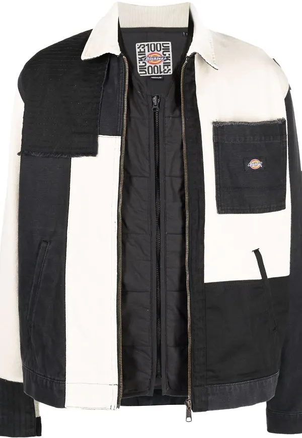 Dickies Construct jerseyjacka med färgblock - Vit