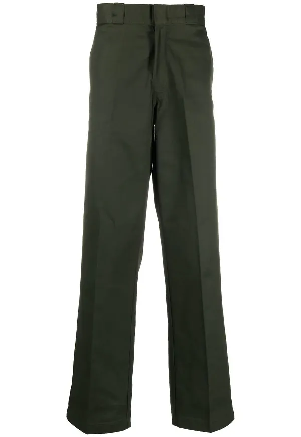 Dickies Construct raka finbyxor - Grön