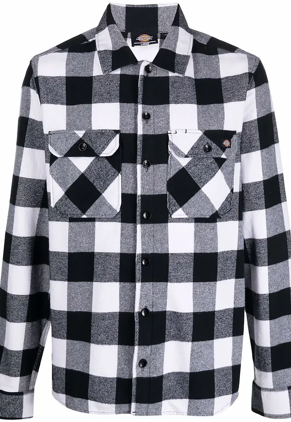 Dickies Construct rutig skjorta - Svart