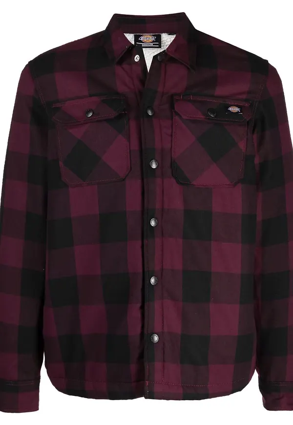 Dickies Construct Sacramento rutig jacka - Svart