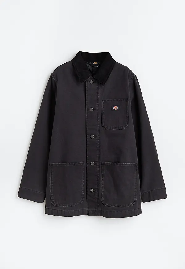 Dickies Duck Canvas Chore Coat Sw Black, Kappor i storlek XS och färg Svart