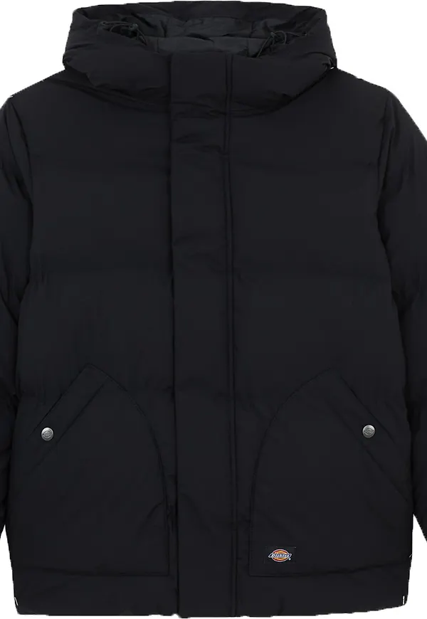 Dickies Men's Eagleville Hooded Puffer Black