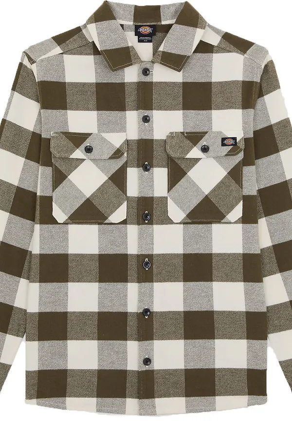 Dickies Men's Sacramento Shirt Egret
