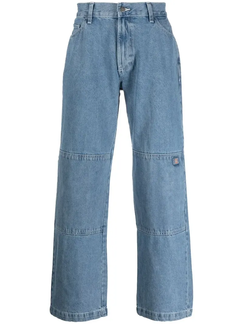 DICKIES wide leg-jeans - Blå