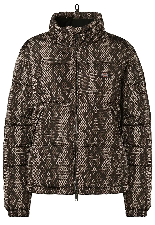 DICKIES Övergångsjacka 'CAMDEN PUFFER W' brun / mörkbrun