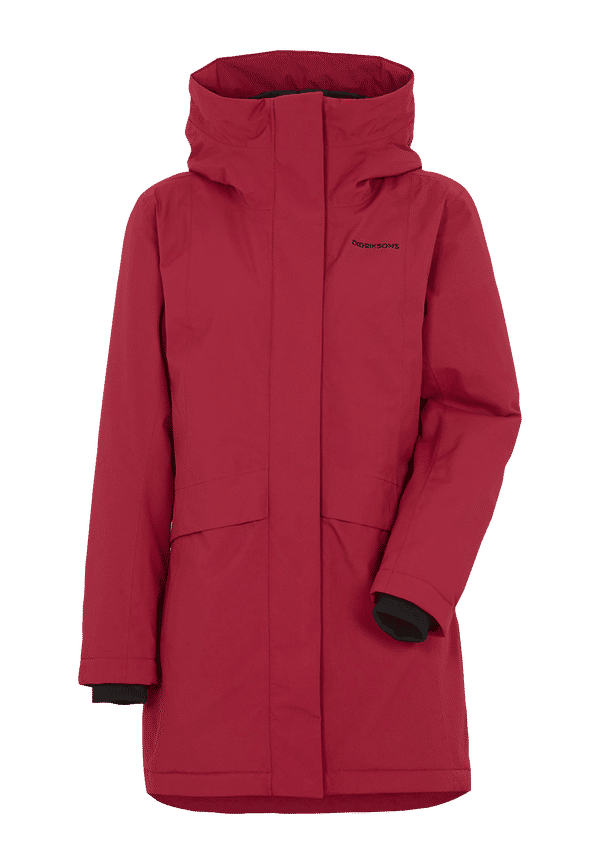 Didriksons - Parkas Cajsa Wns Parka 4 - Röd